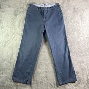 Peter Millar Collection Blue Cotton Blend Casual Chino Pants Men's Size 34